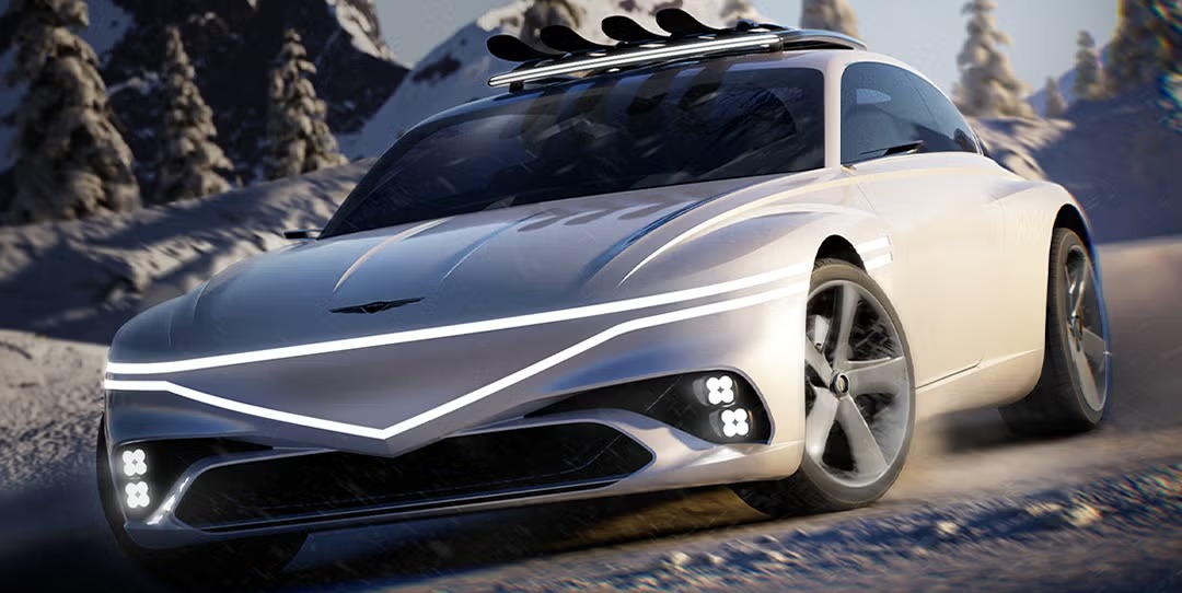 Genesis X Snow Speedium Imagines the Winter GT as a Concept-Car Genre of Its Own