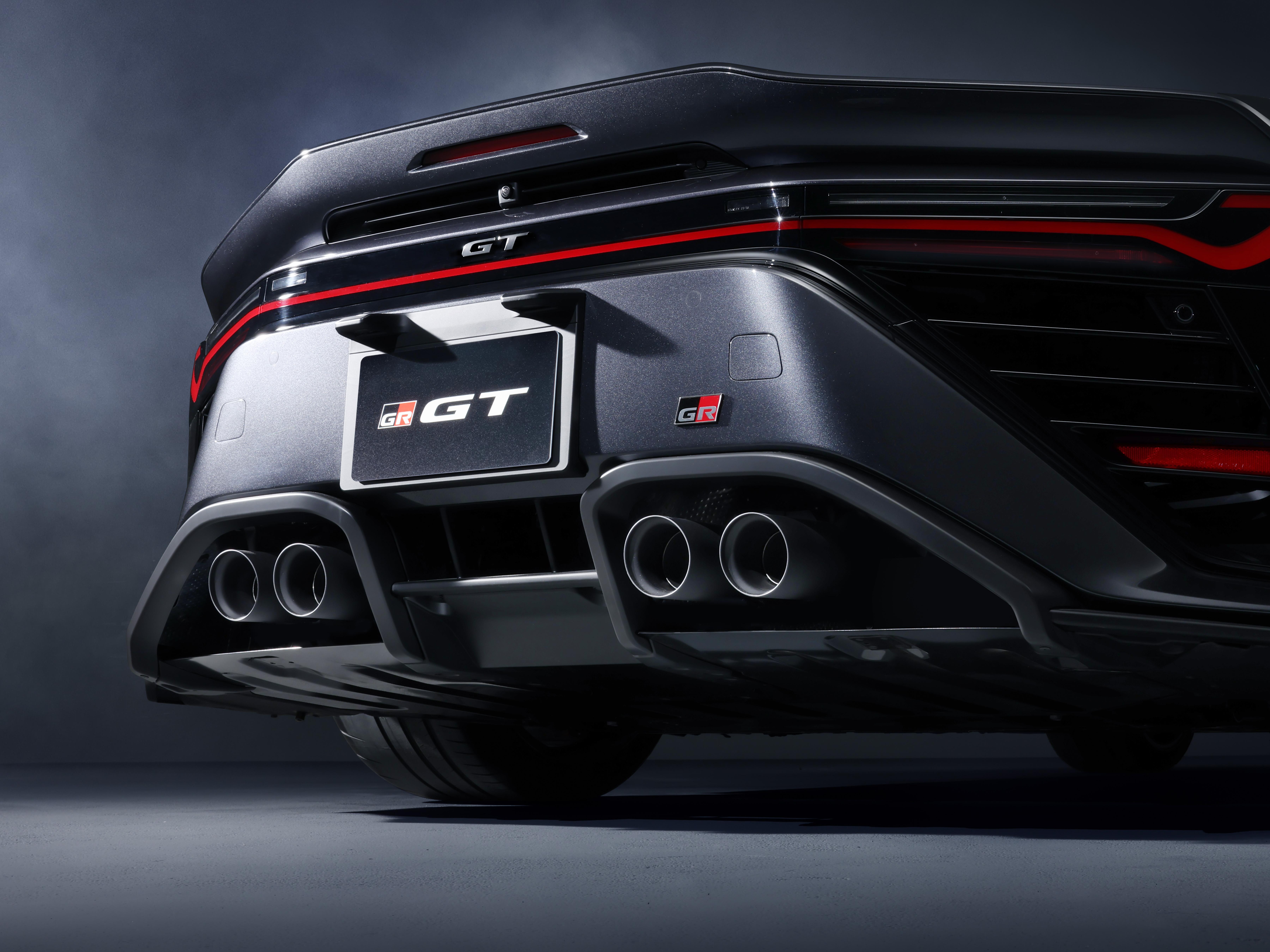 Toyota GR GT prototype exhaust detail