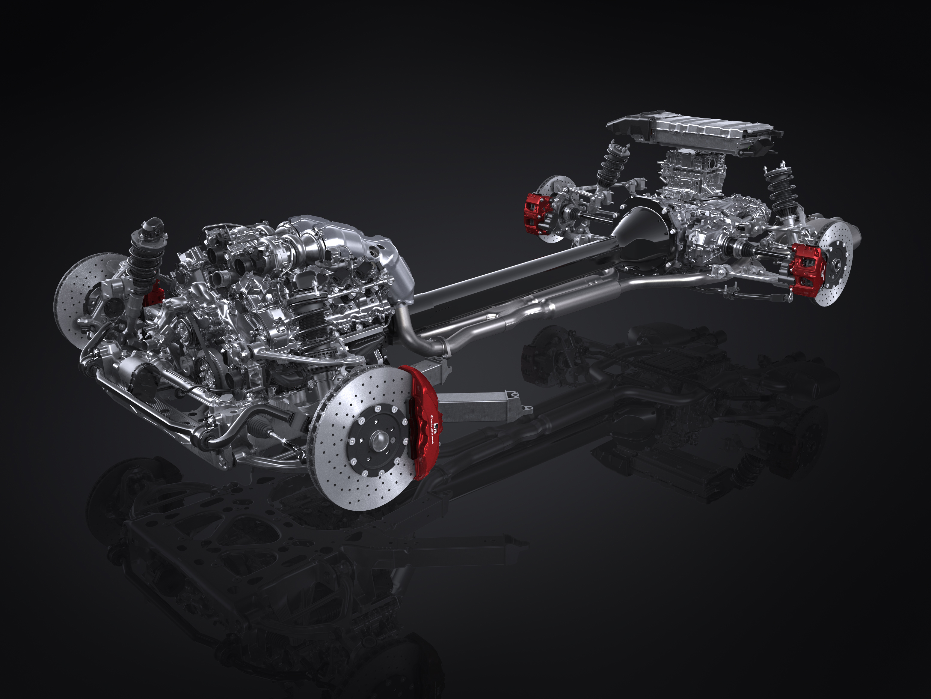 Toyota GR GT powertrain cutaway official image